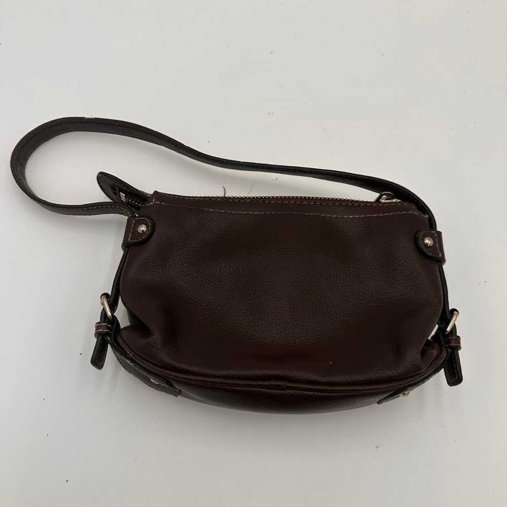 Marc Jacobs Brown Leather Sophia Mini Handbag Pur… - image 4