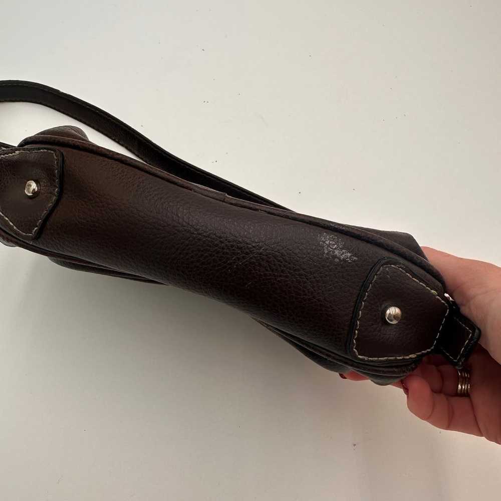 Marc Jacobs Brown Leather Sophia Mini Handbag Pur… - image 5