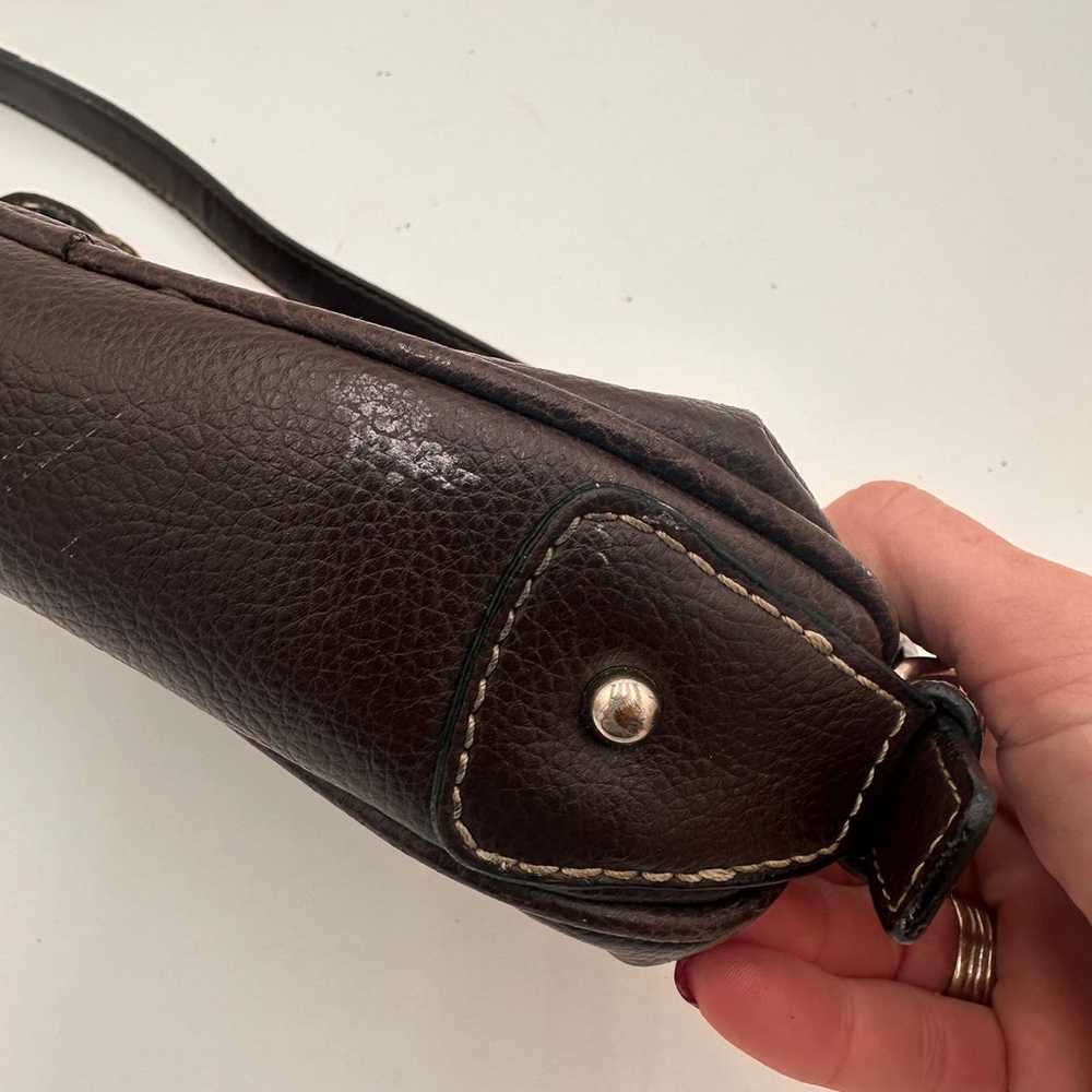Marc Jacobs Brown Leather Sophia Mini Handbag Pur… - image 6