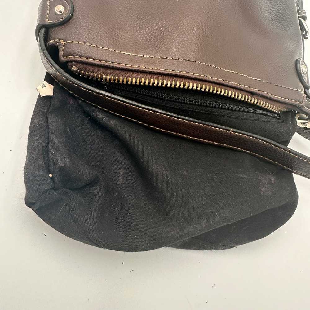 Marc Jacobs Brown Leather Sophia Mini Handbag Pur… - image 9