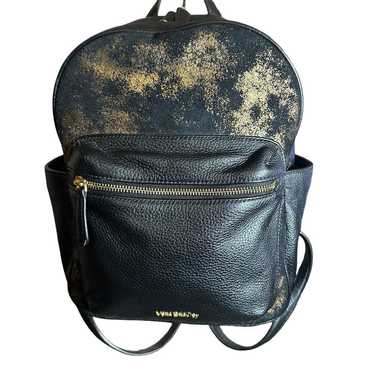 Vera Bradley Leather Leighton Backpack In Bronze … - image 1