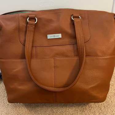Lily Jade Shaylee leather diaper bag
