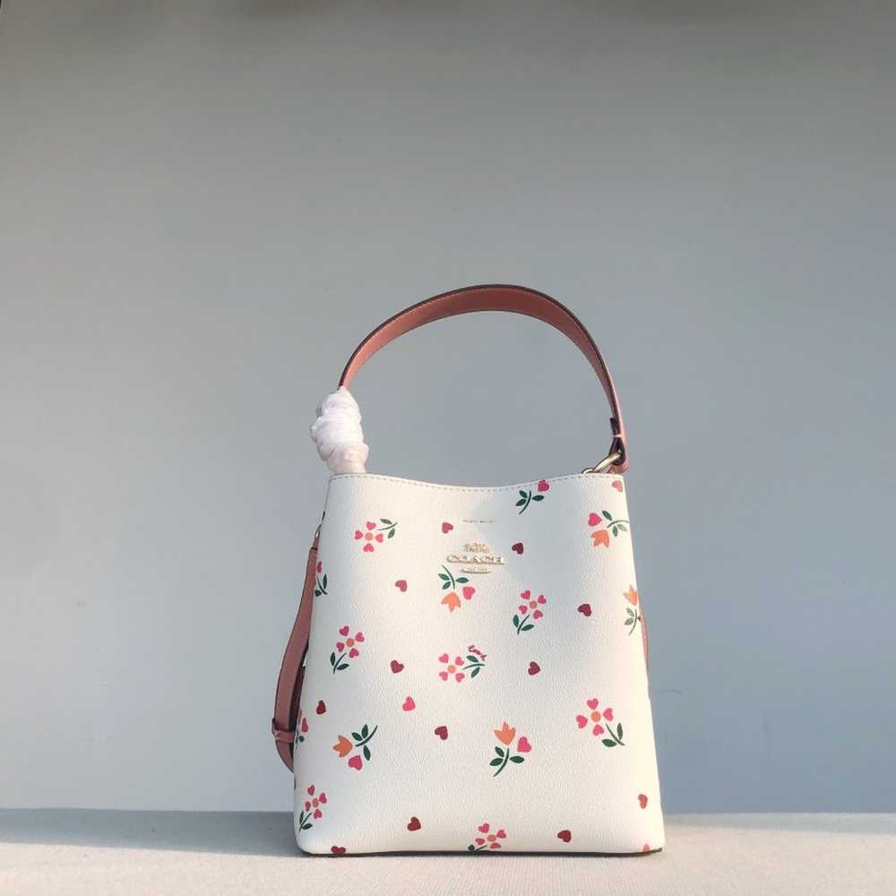 Small Town Bucket Bag With Heart Petal Print - image 1