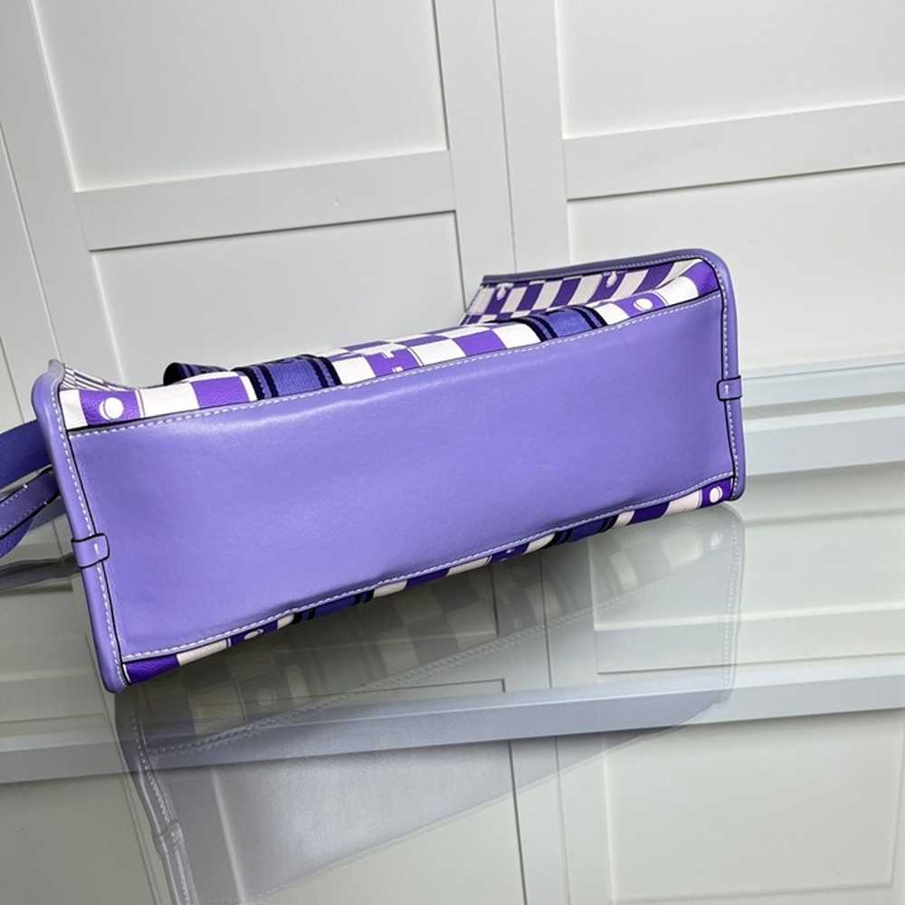 Coach Smith Large Capacity Tote Bag-Purple - image 7