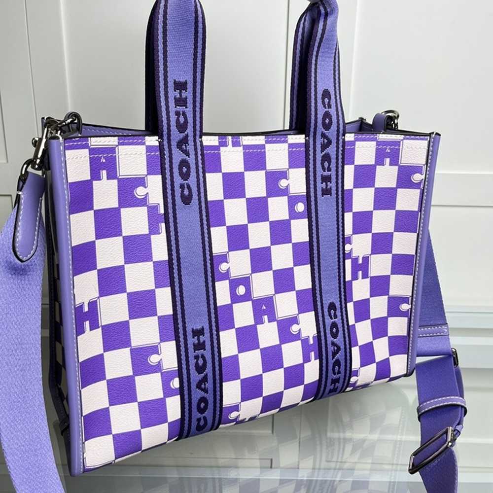 Coach Smith Large Capacity Tote Bag-Purple - image 8