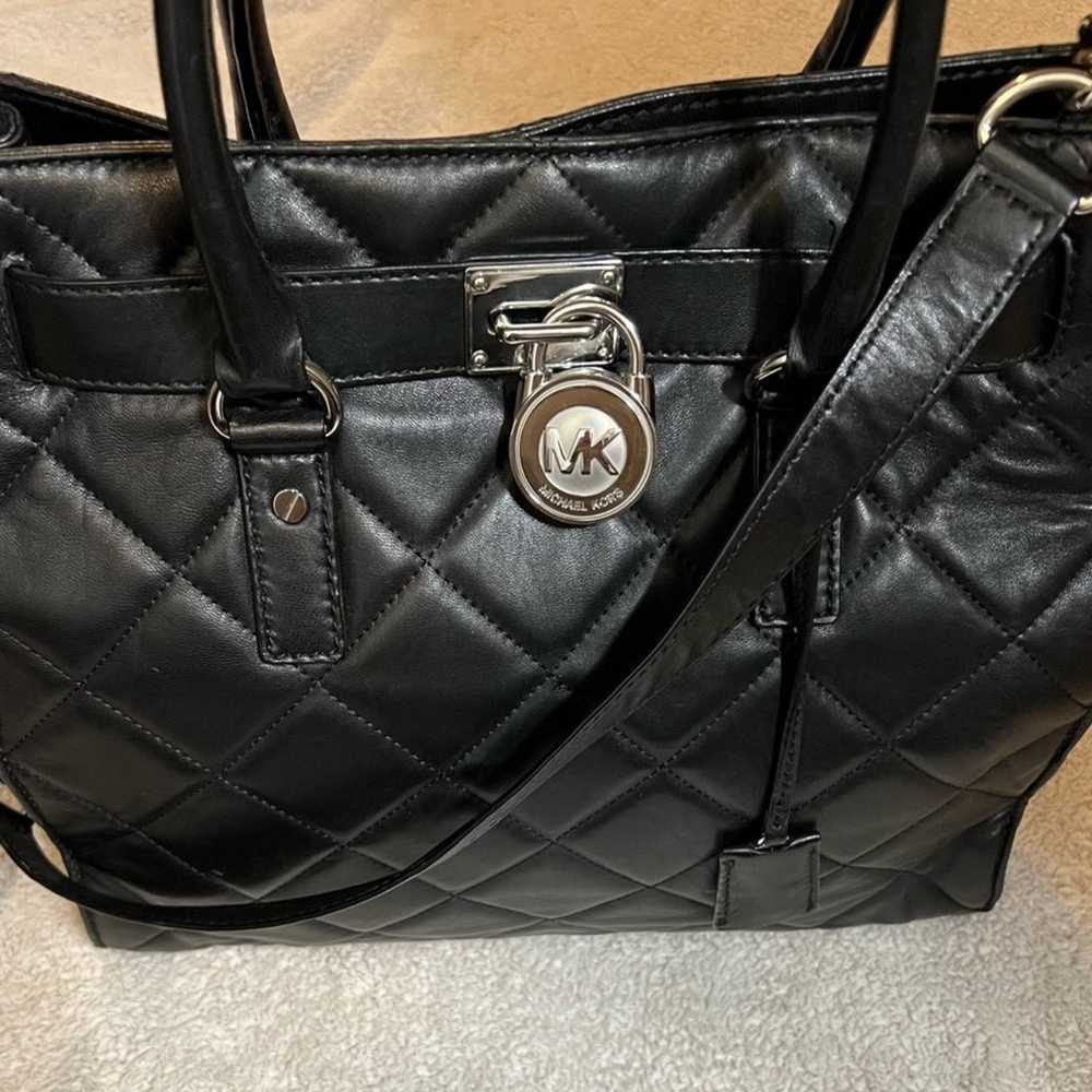 Michael Kors Large Hamilton Quilted Tote - image 2