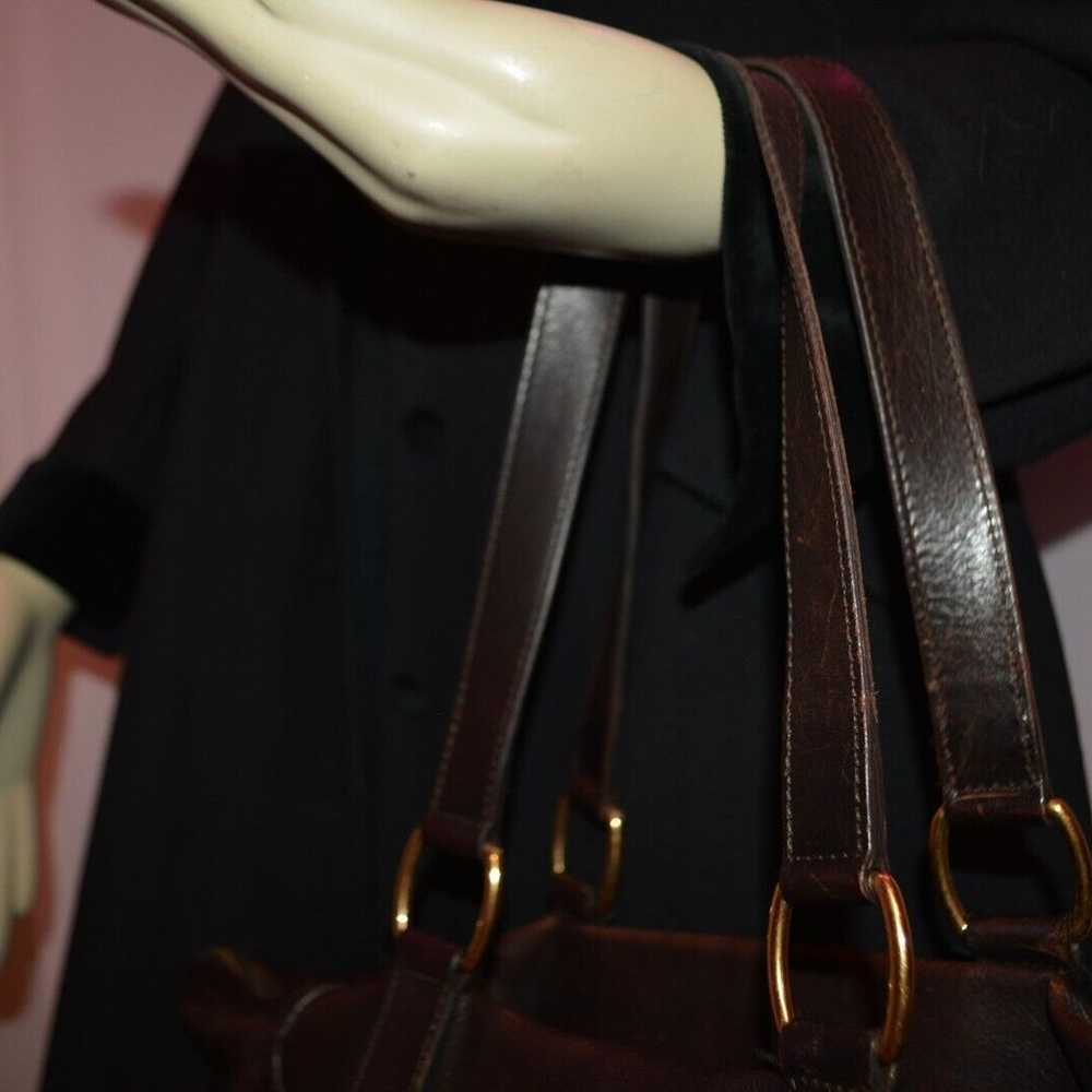 Authentic YSL Downtown Tote Brown Patent - image 5