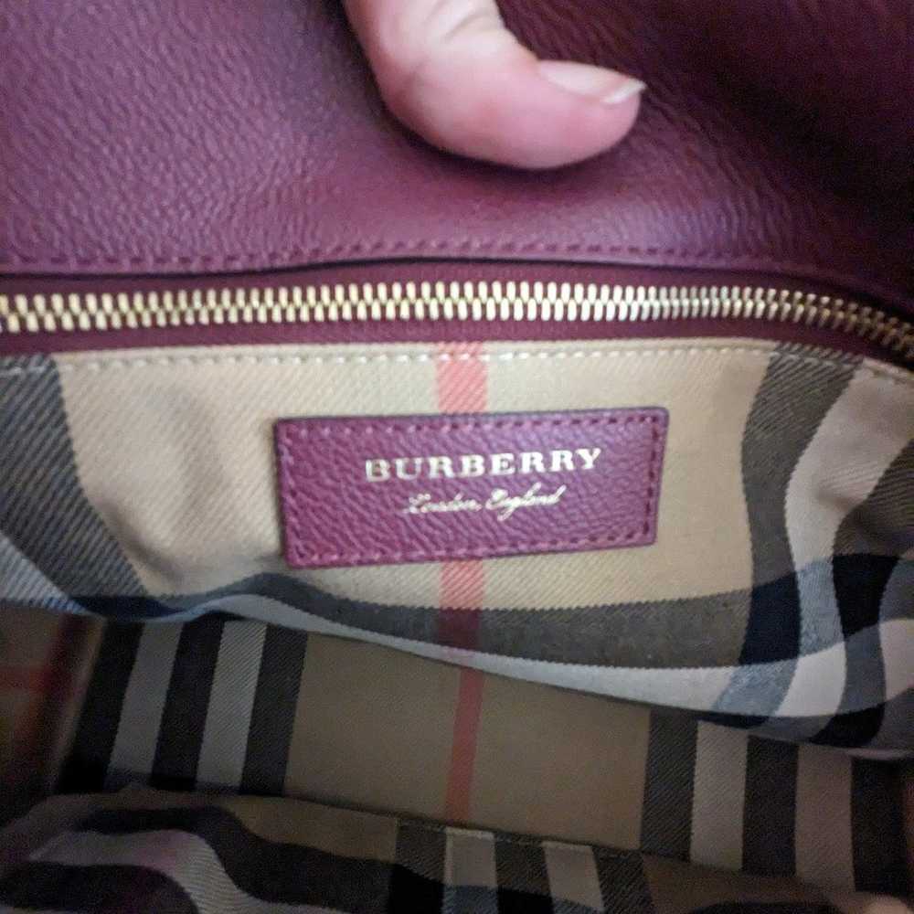 Burberry plum shoulder Bag - image 4