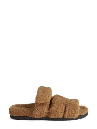 Hermès Pre-Owned Chypre shearling sandals - Brown