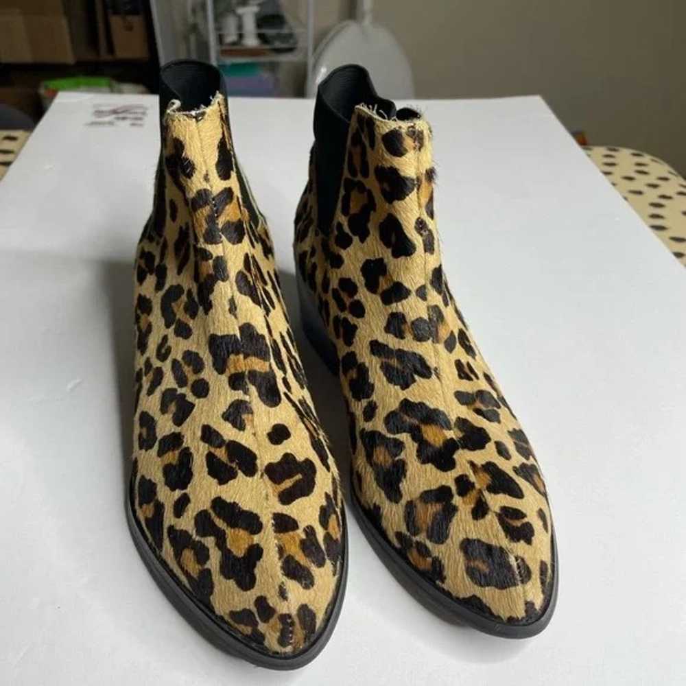 Steve Madden Palace Genuine Dyed Cow Hair Leopard… - image 12