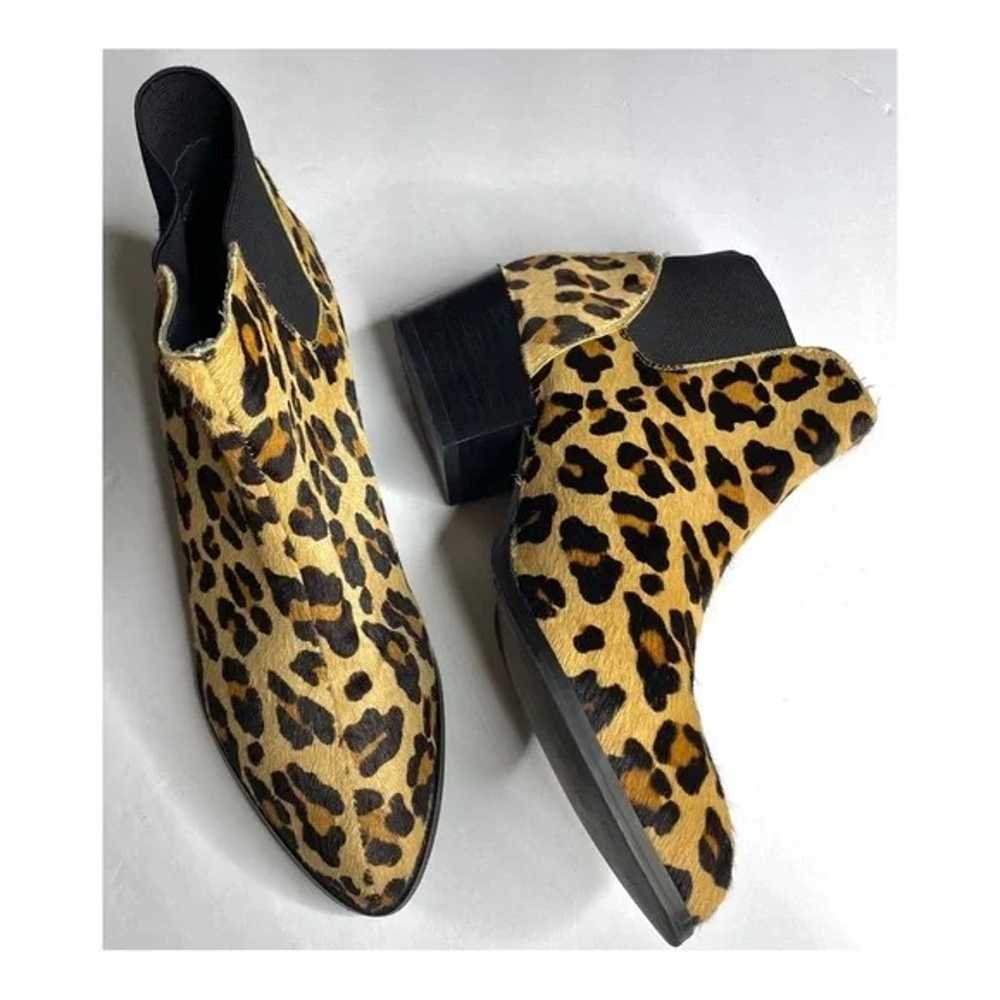 Steve Madden Palace Genuine Dyed Cow Hair Leopard… - image 1