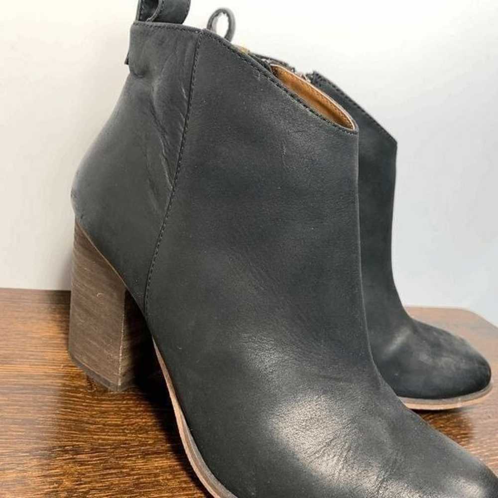 BP Lance Black Almond Toe Leather Boot Size 10M - image 2