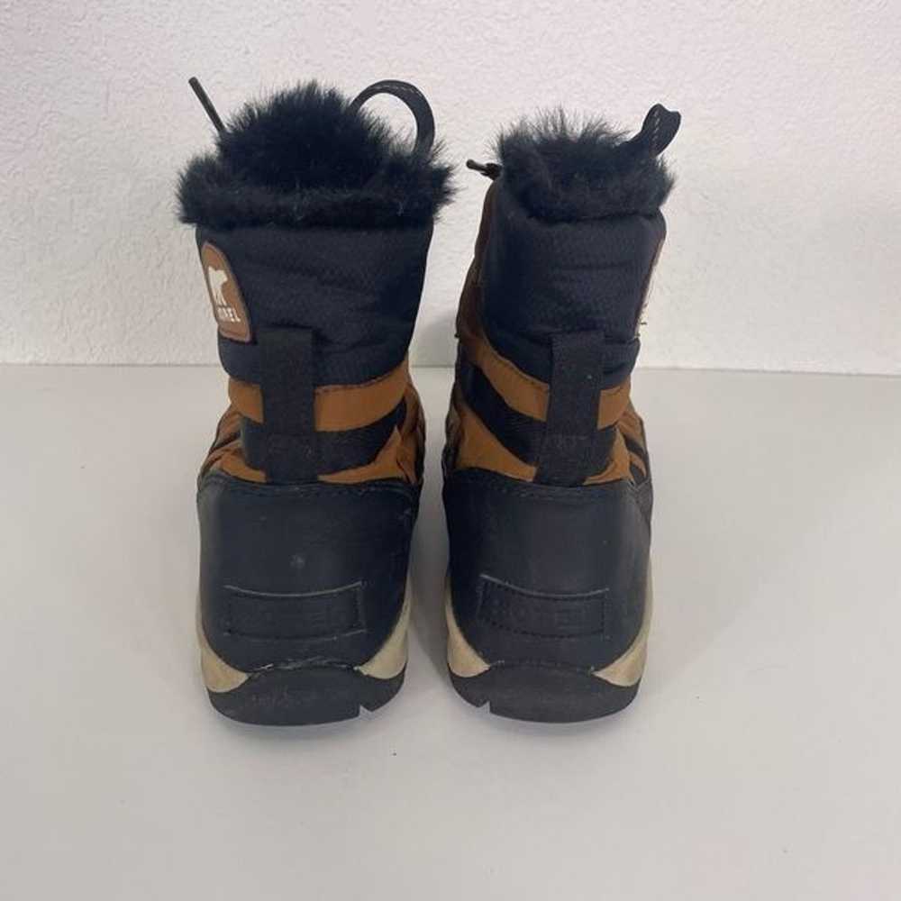 Sorel Brown & Black Lace Up Insulated Winter Snow… - image 2