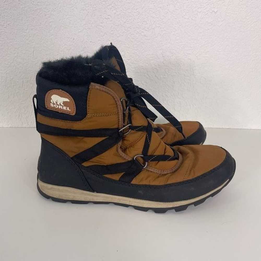 Sorel Brown & Black Lace Up Insulated Winter Snow… - image 3