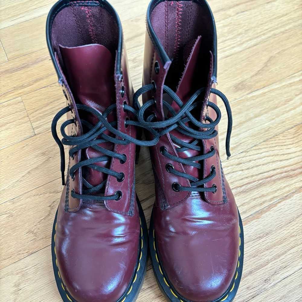 Doc Martens Cherry Red 1460 Boots - image 11