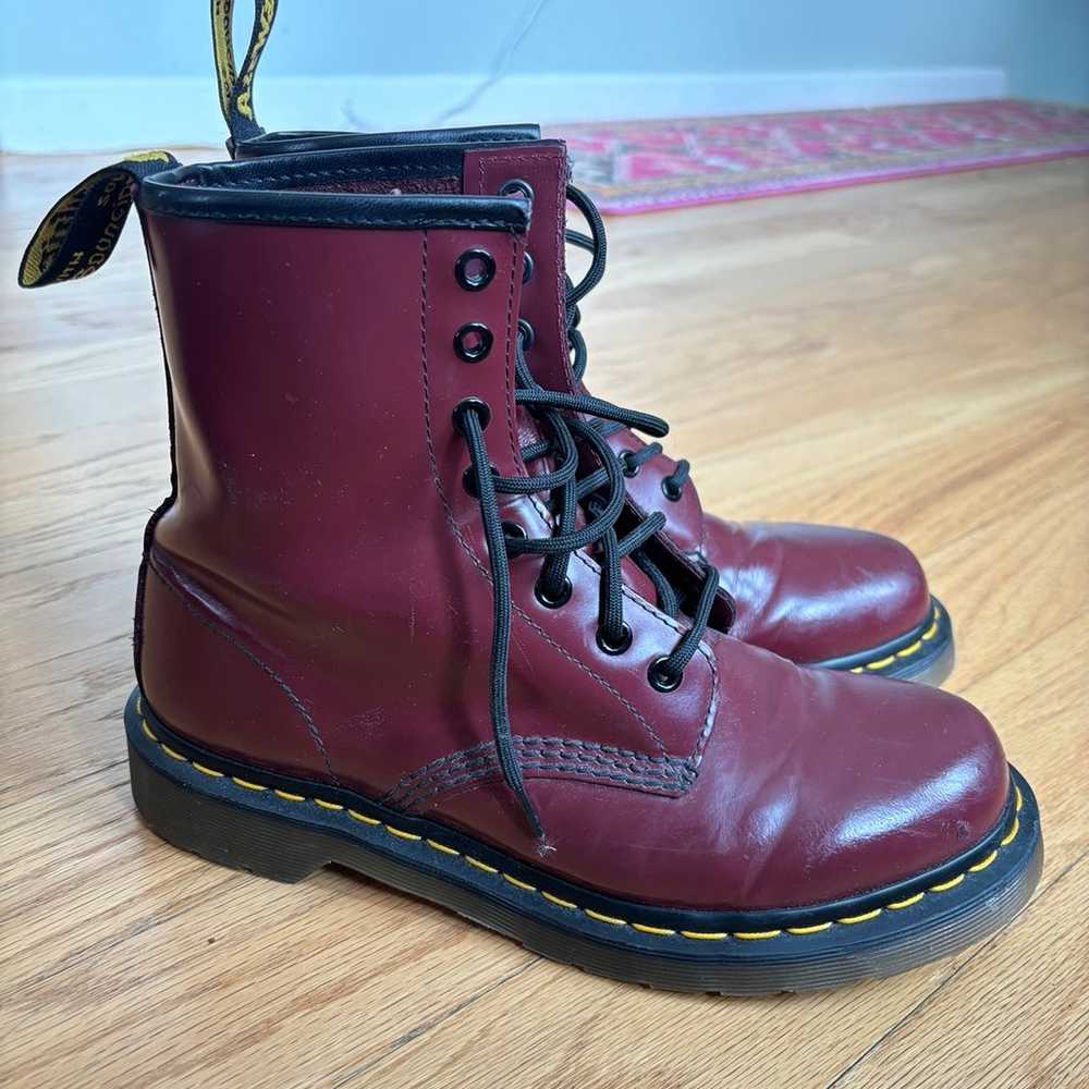 Doc Martens Cherry Red 1460 Boots - image 1