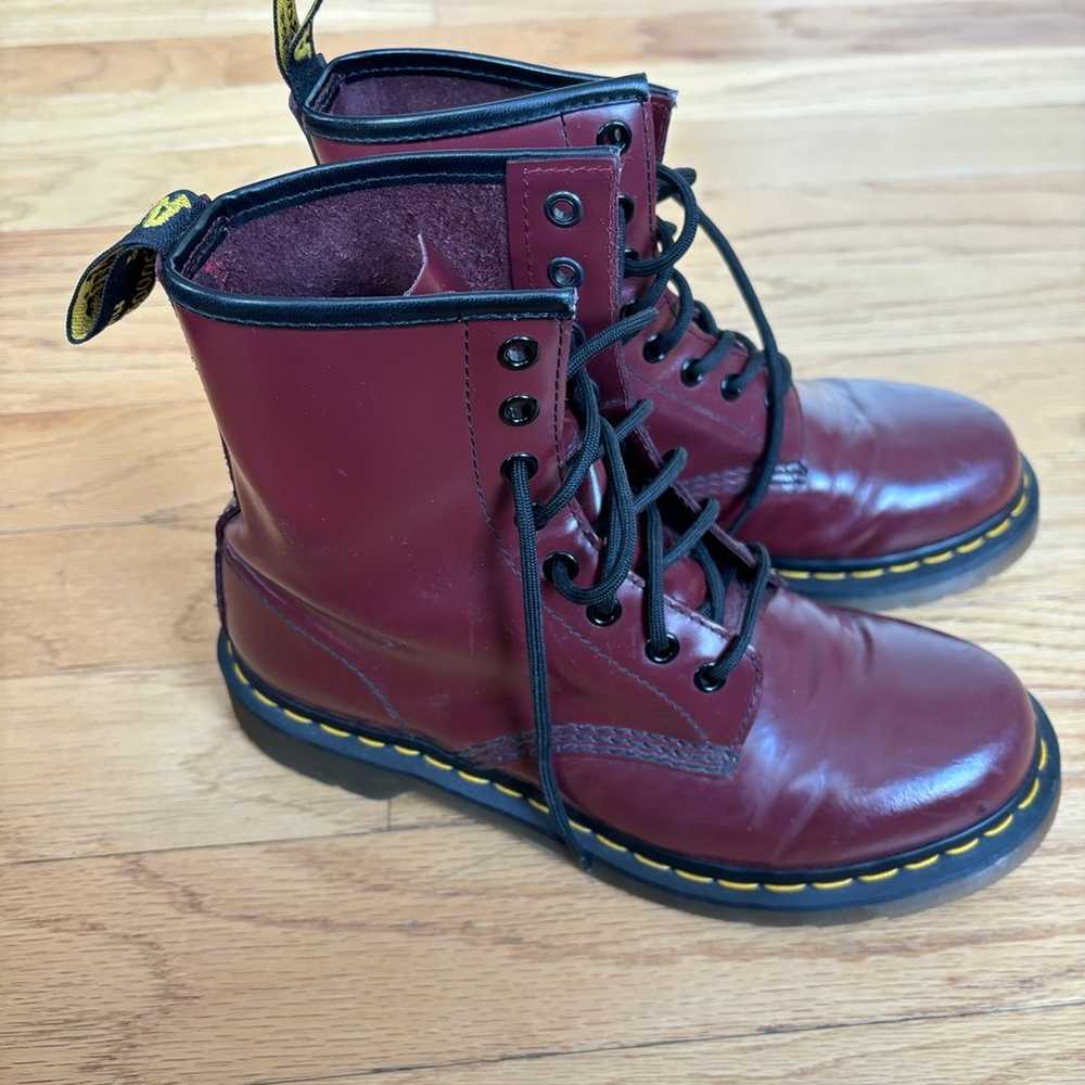 Doc Martens Cherry Red 1460 Boots - image 2