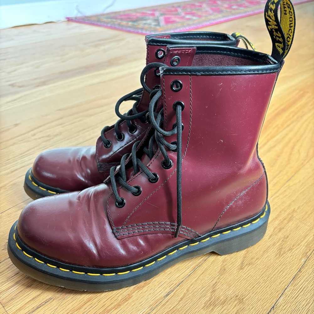 Doc Martens Cherry Red 1460 Boots - image 4