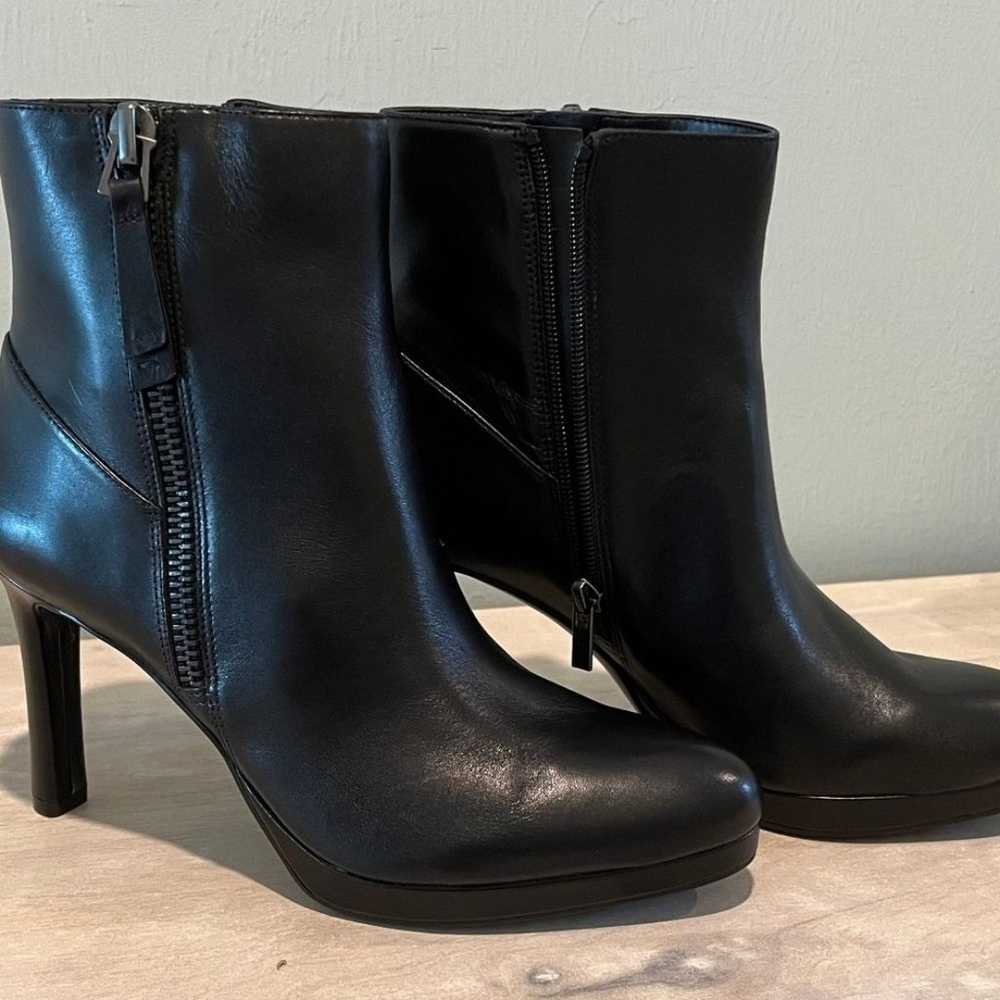 Naturalizer "Tiana" Black Leather High Heel Boot … - image 2