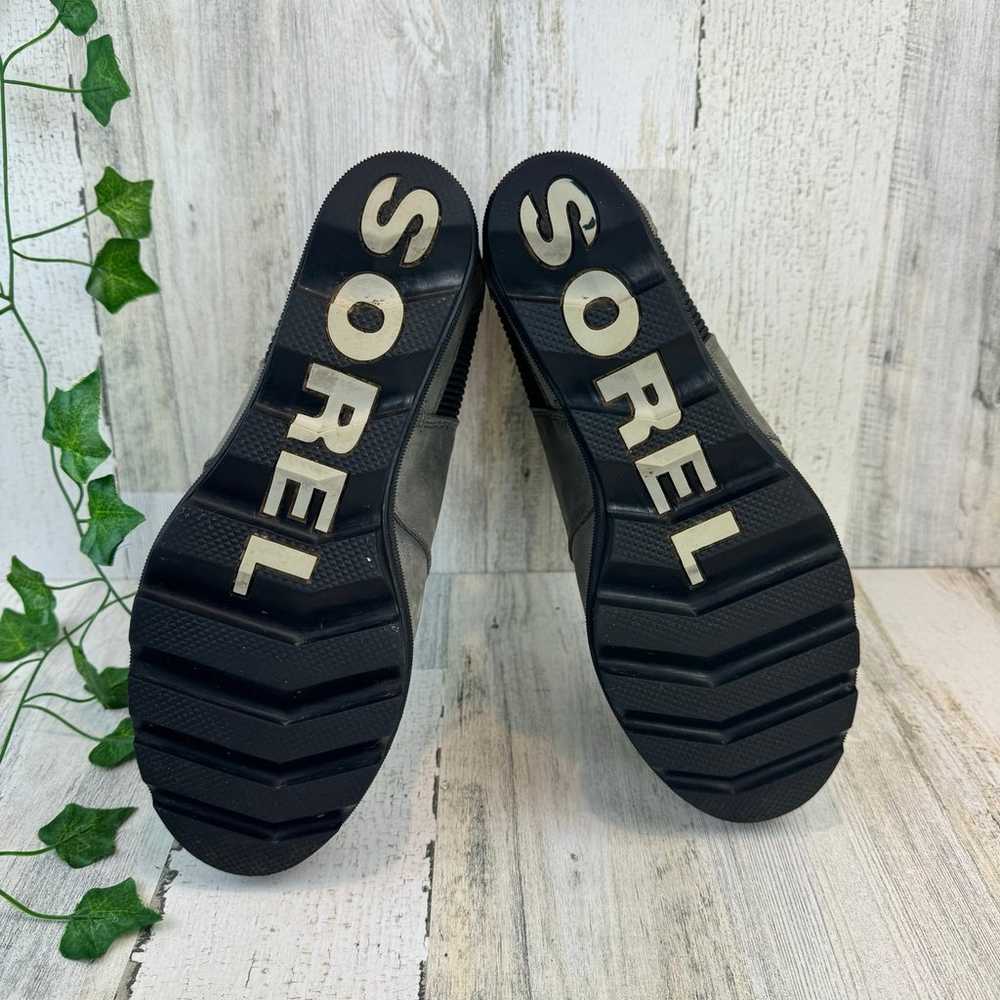 Sorel Womens Gray Suede Slip On Wedge Heels Ankle… - image 9