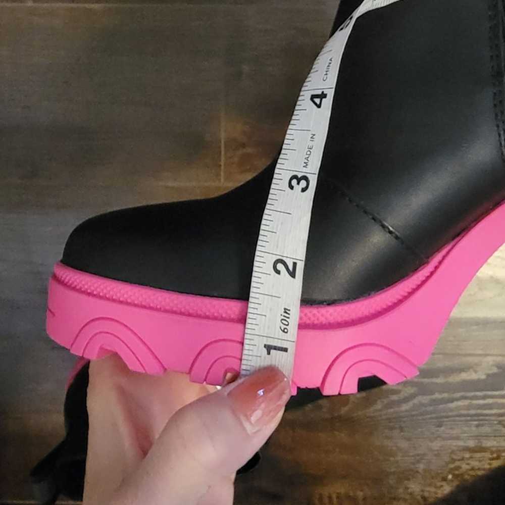 New Sorel Brex Heel Chelsea Boots Womens 9 Block … - image 11