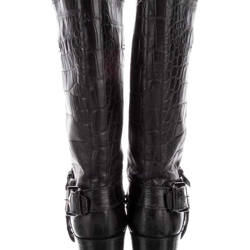 Christian Dior Black Motto Boots - image 4