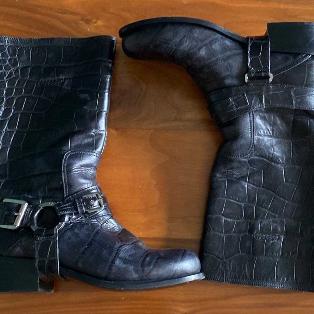 Christian Dior Black Motto Boots - image 6