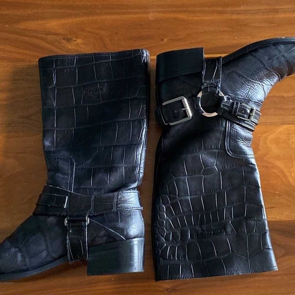 Christian Dior Black Motto Boots - image 7