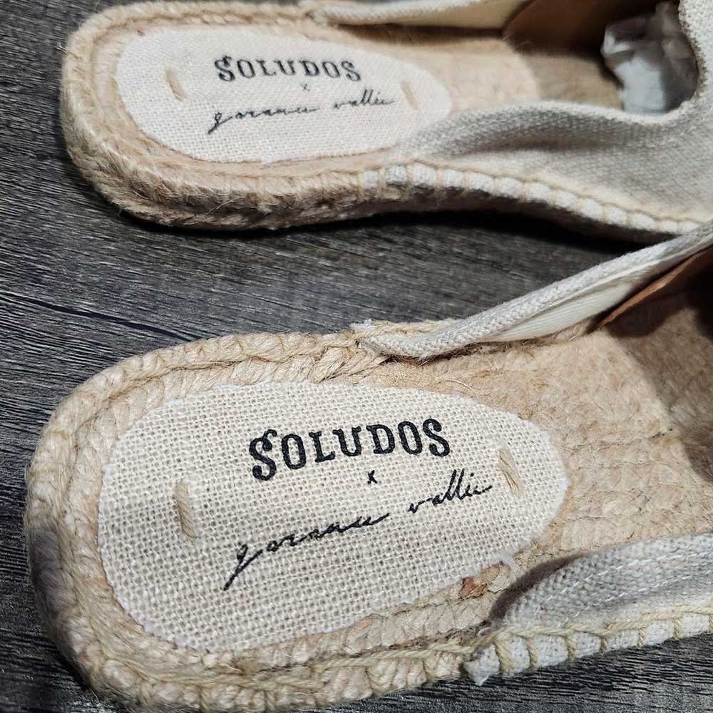 SOLUDOS Femme Sand Jute Espadrilles Mules Size 5.… - image 4