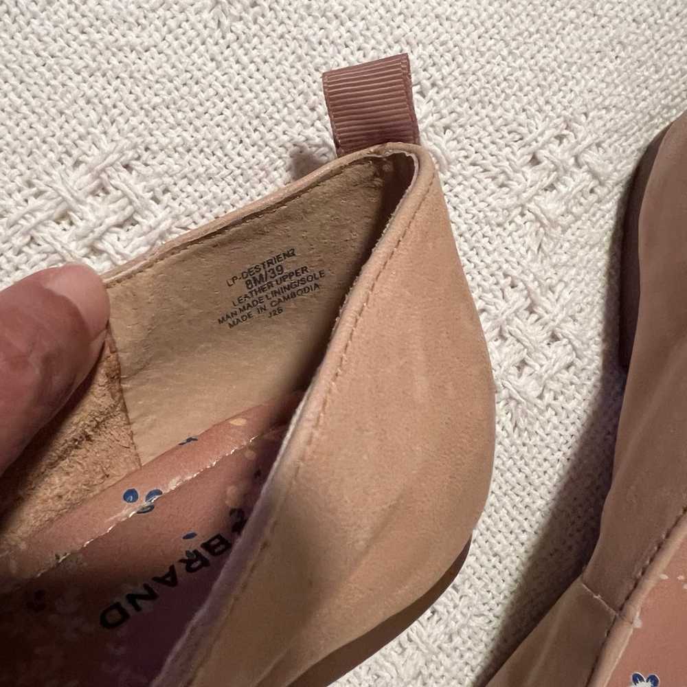 Lucky Brand Leather Flats Shoes Blush  SZ US 8 NEW - image 6