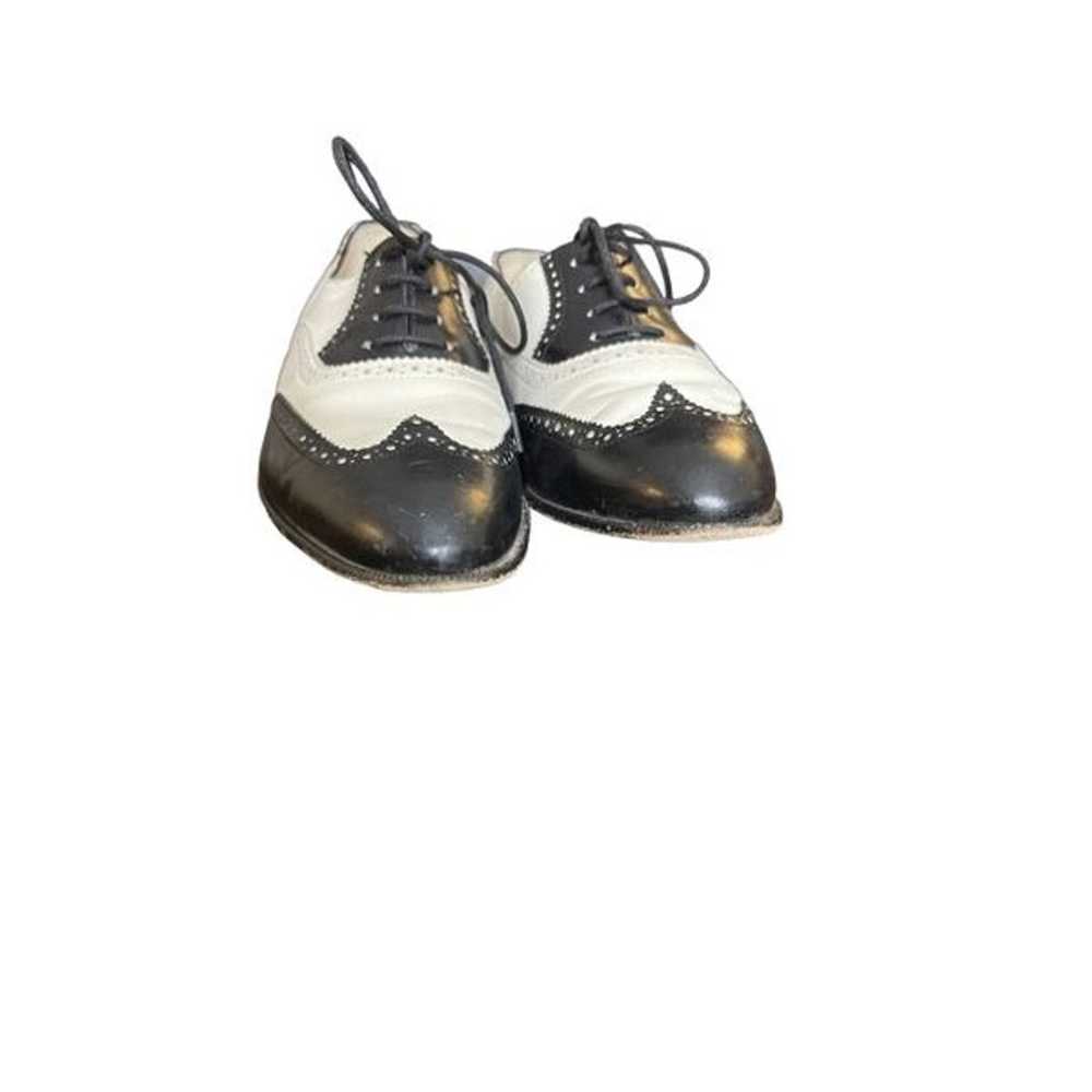 Salvatore Ferragamo Womens 5.5 Oxford Leather Sho… - image 2