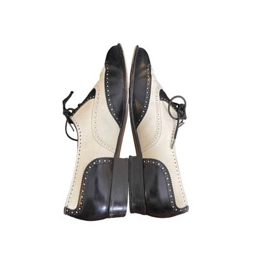 Salvatore Ferragamo Womens 5.5 Oxford Leather Sho… - image 8