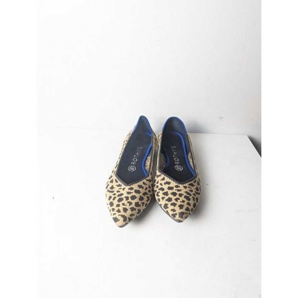 ROTHY'S The Point Loafer in Leopard Print Size 8.5 - image 2