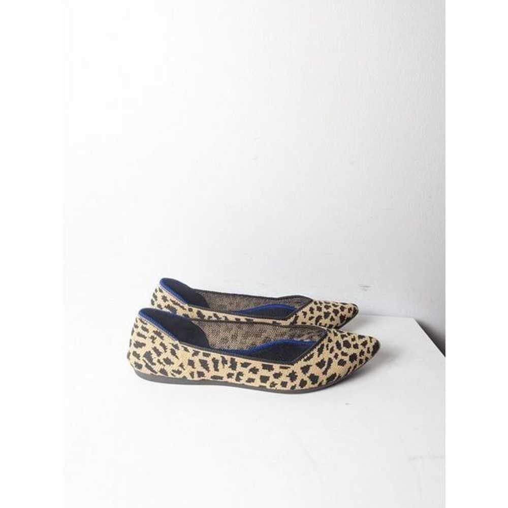 ROTHY'S The Point Loafer in Leopard Print Size 8.5 - image 5