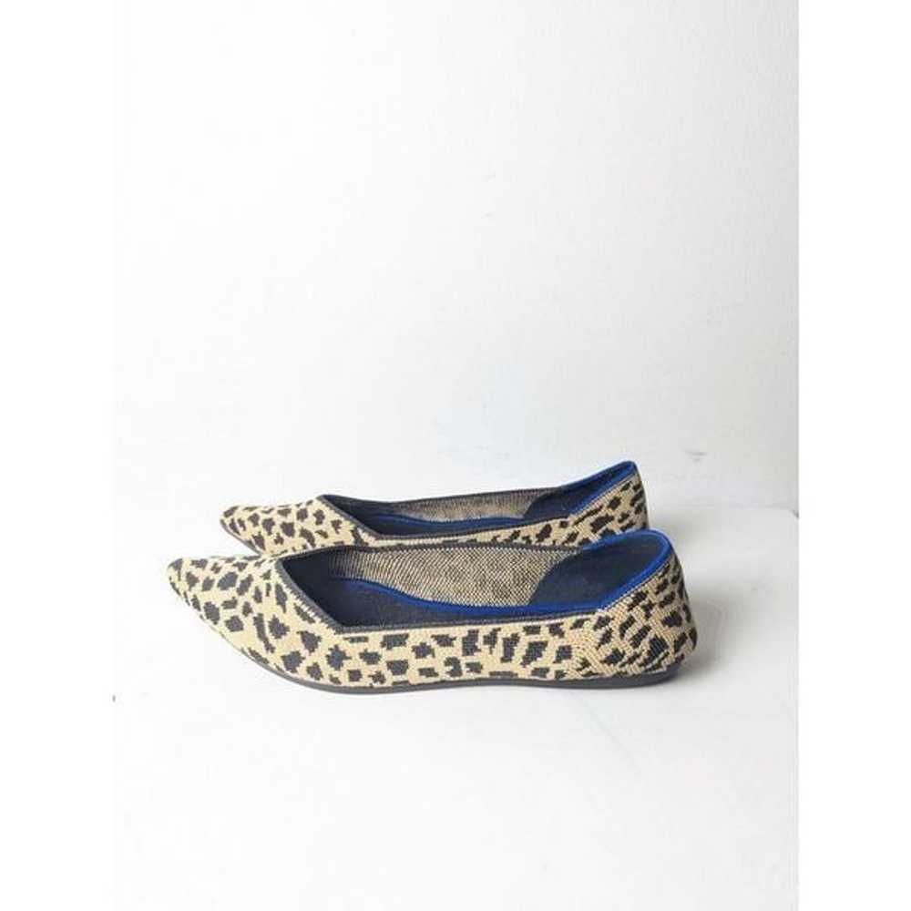 ROTHY'S The Point Loafer in Leopard Print Size 8.5 - image 6