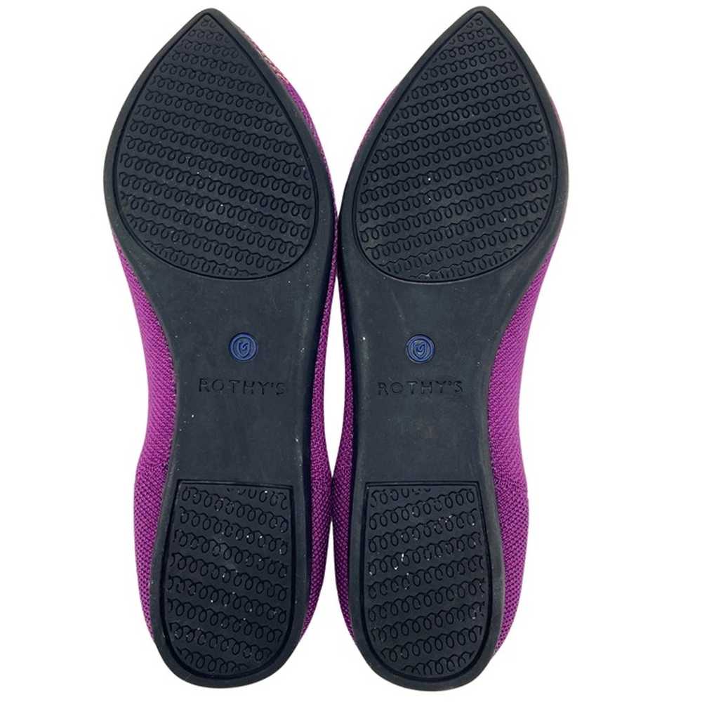 Rothy's The Point Mulberry Rare Retired Slip On F… - image 7