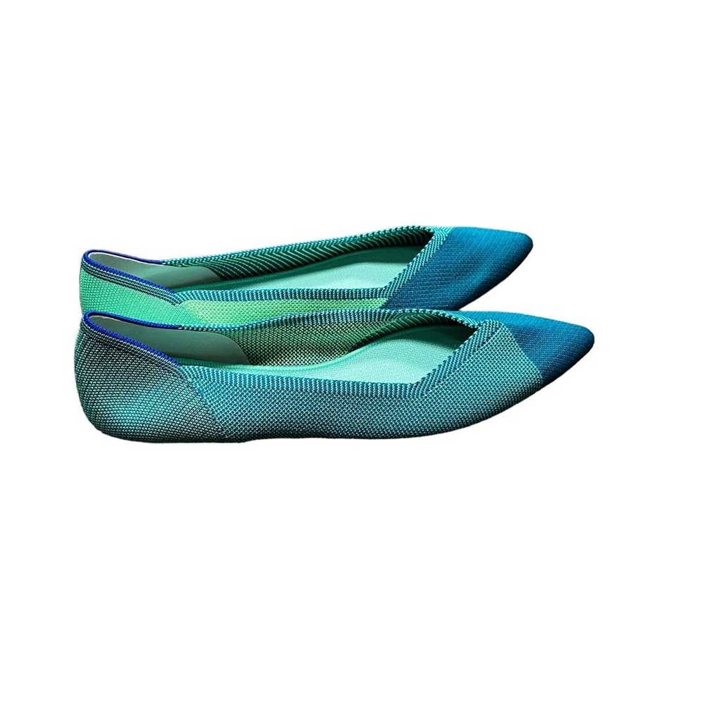 Rothy's The Point in Blue Jade Women’s Size 9 - image 5