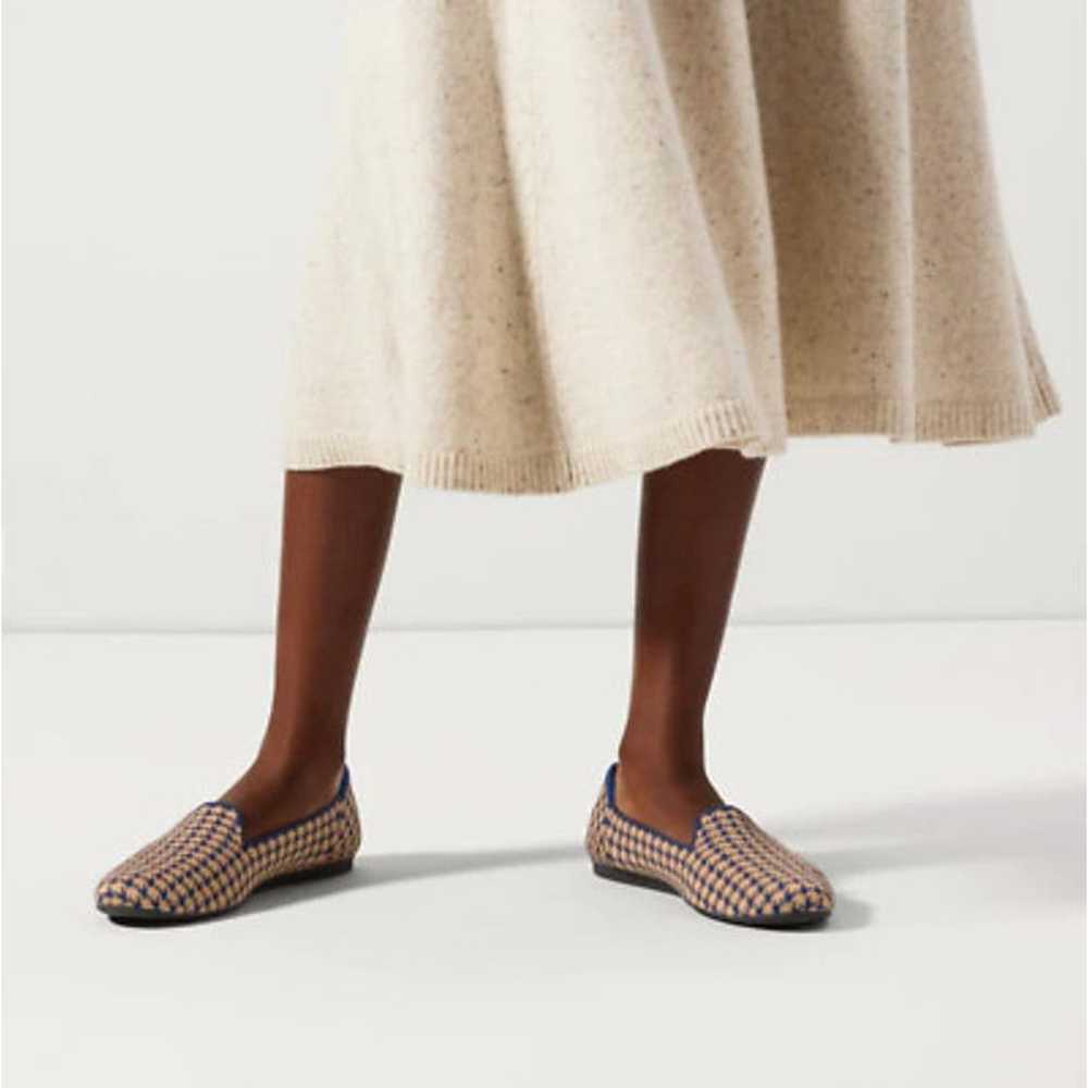 Rothy’s The Loafer Sapphire And Camel Houndstooth… - image 2