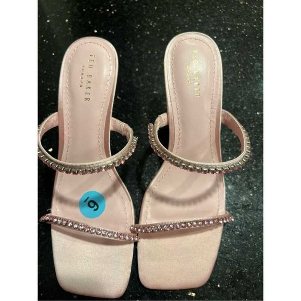 Ted Baker Sandals Rinita Diamante Satin Mule Heel… - image 7