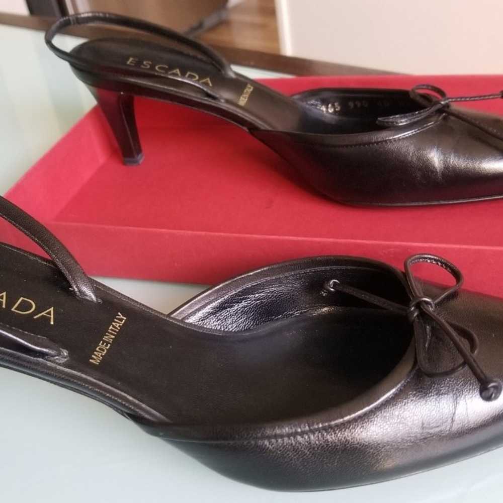 Escada black heels size 10 - image 1