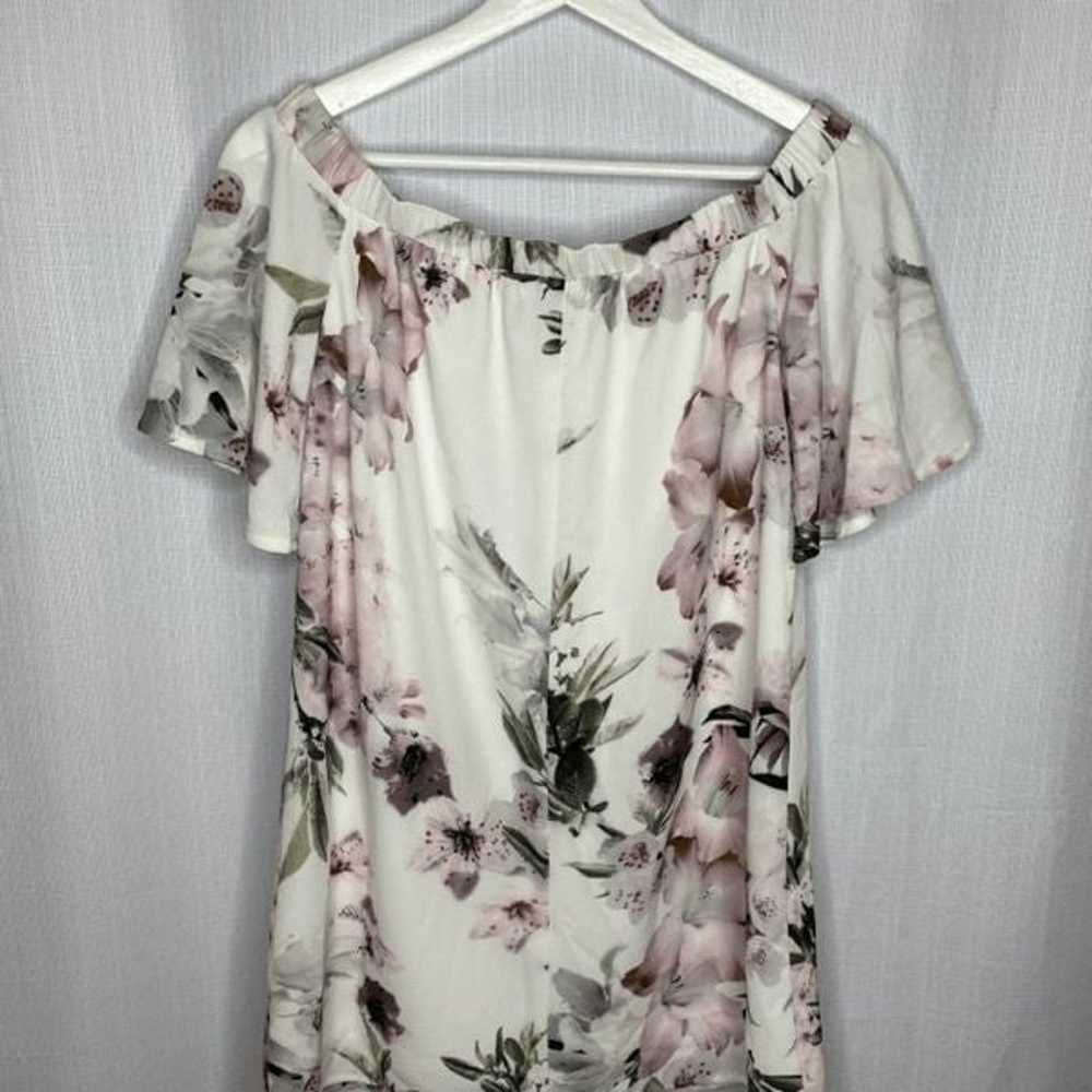Lulu's Dream Of You Ivory Floral Shift Dress - image 4