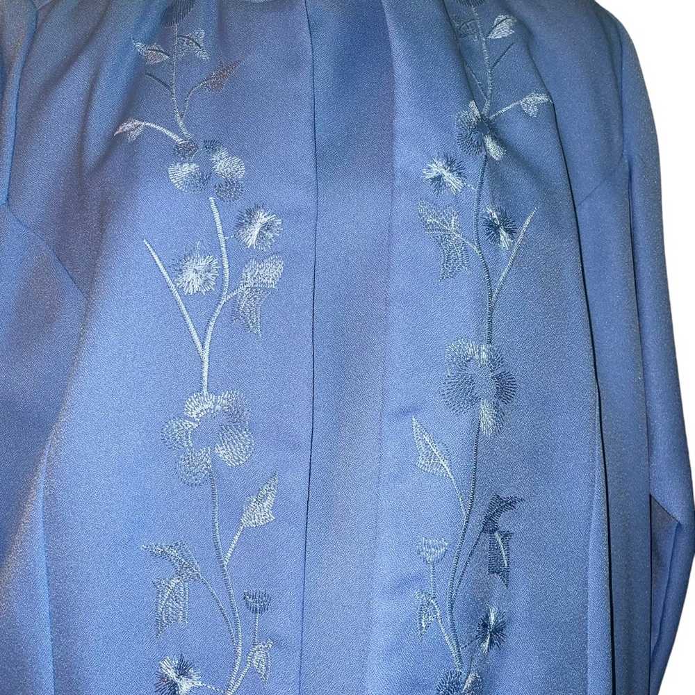 Anthony Richards Women’s Blue Sheath Dress With M… - image 2