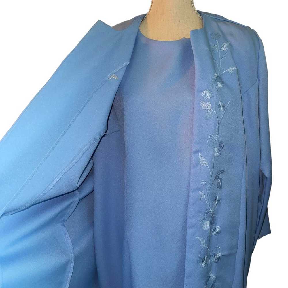Anthony Richards Women’s Blue Sheath Dress With M… - image 3