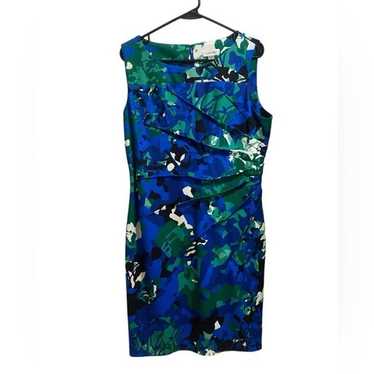 Calvin Klein Ruched Sheath Dress Size 14 - image 1