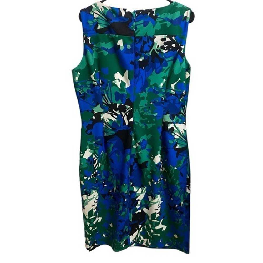Calvin Klein Ruched Sheath Dress Size 14 - image 2