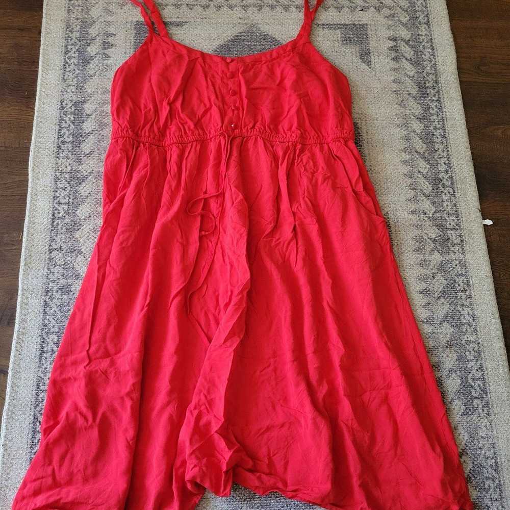 Bright red torrid size 3 summer dress - image 1