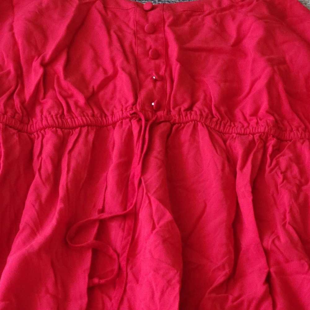 Bright red torrid size 3 summer dress - image 4