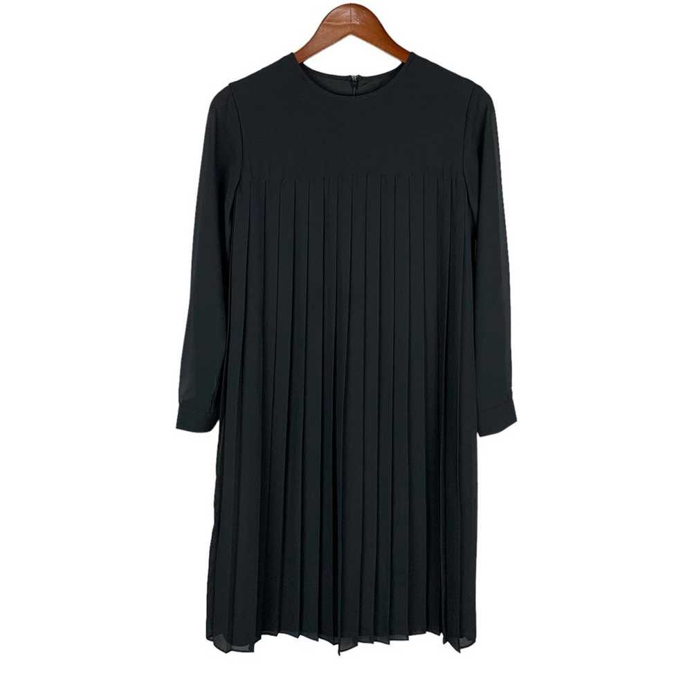 Rachel Parcell x Savanna Tate Dress Black Pleated… - image 1