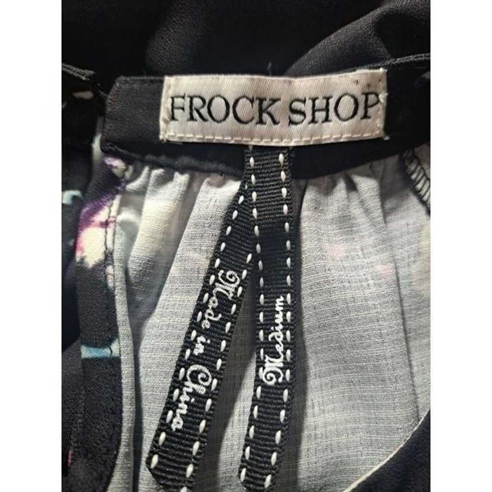 MODCLOTH Frock Shop Dress  Black Unicorn Heart Ru… - image 9