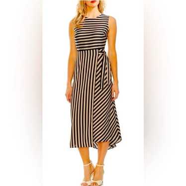 Vince Camuto Side Tie Midi Dress